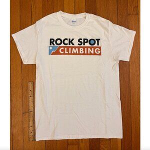 Rock Spot Climbing Gildan Heavy Cotton White Tee, Small